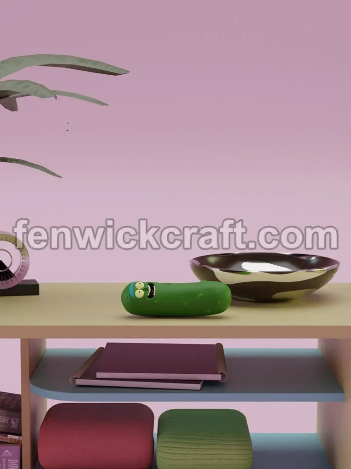 3D Model Picl Rick Wubba Lubba Dub Dub