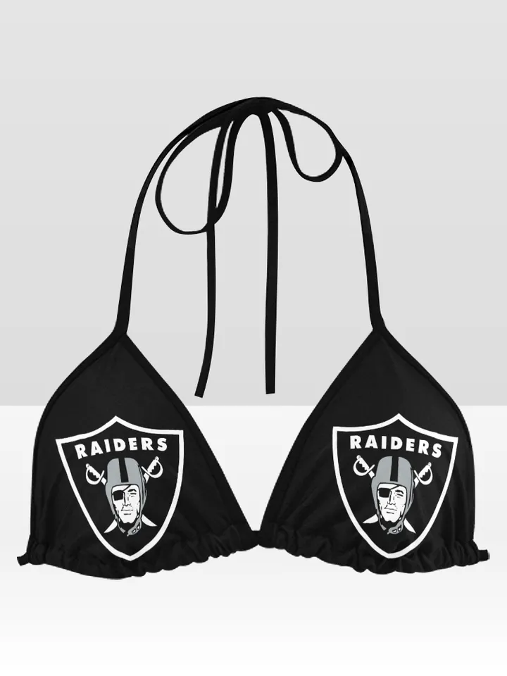 Raiders Bikini Swimsuit Top