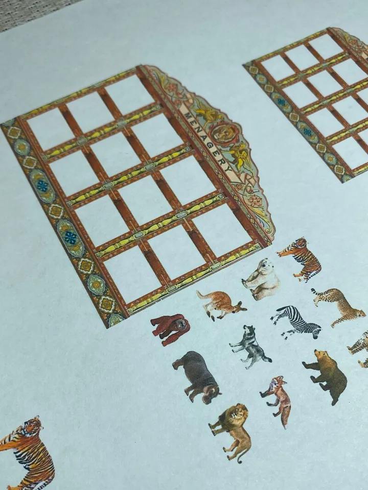 Tutorial. Puppet zoo. Dollhouse miniature. Three sizes. 1:12. 1:6.