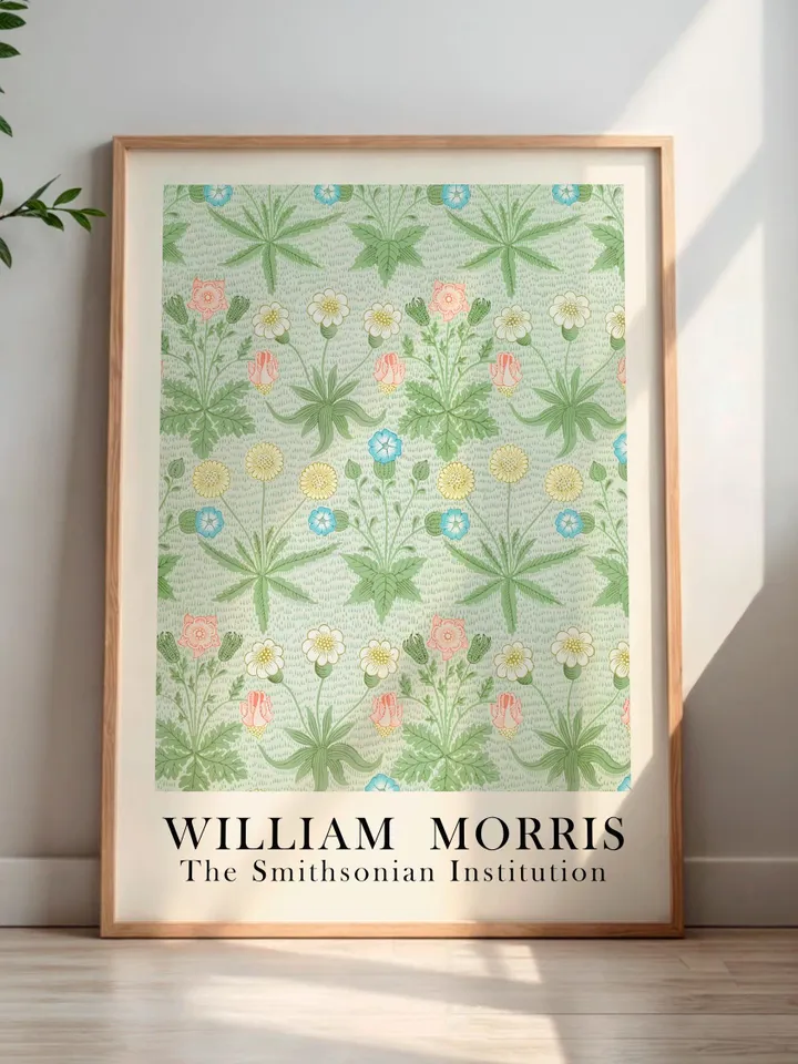 William Morris Wall Art, Vintage Botanical Print, Floral Poster Arts Decor, Digital Download, William Morris Print Digital Download 006