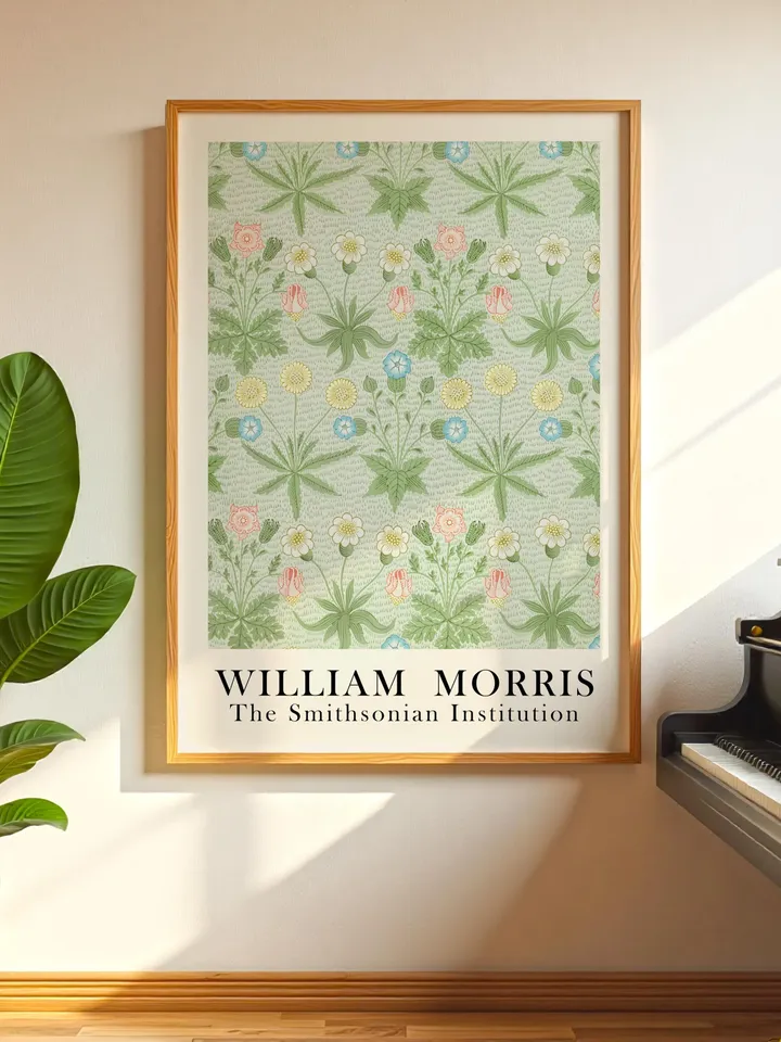 William Morris Wall Art, Vintage Botanical Print, Floral Poster Arts Decor, Digital Download, William Morris Print Digital Download 006