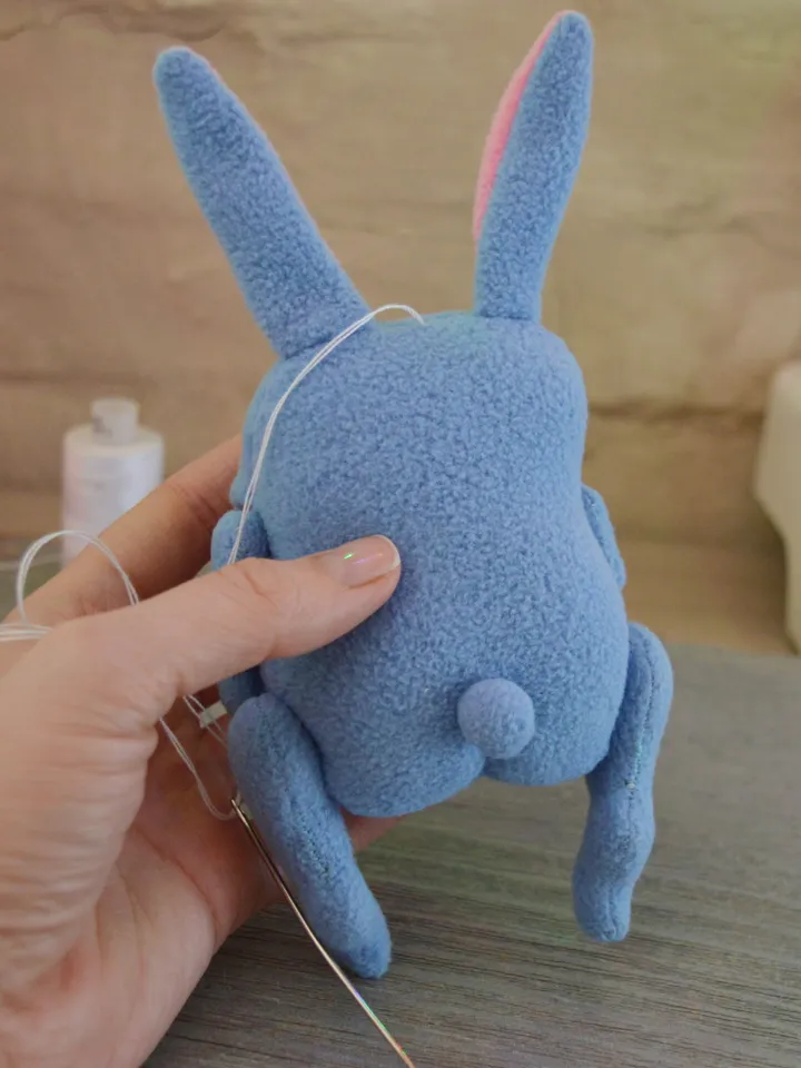 PDF Fleece Bunny Toy Pattern + Chick – Plush Tutorial
