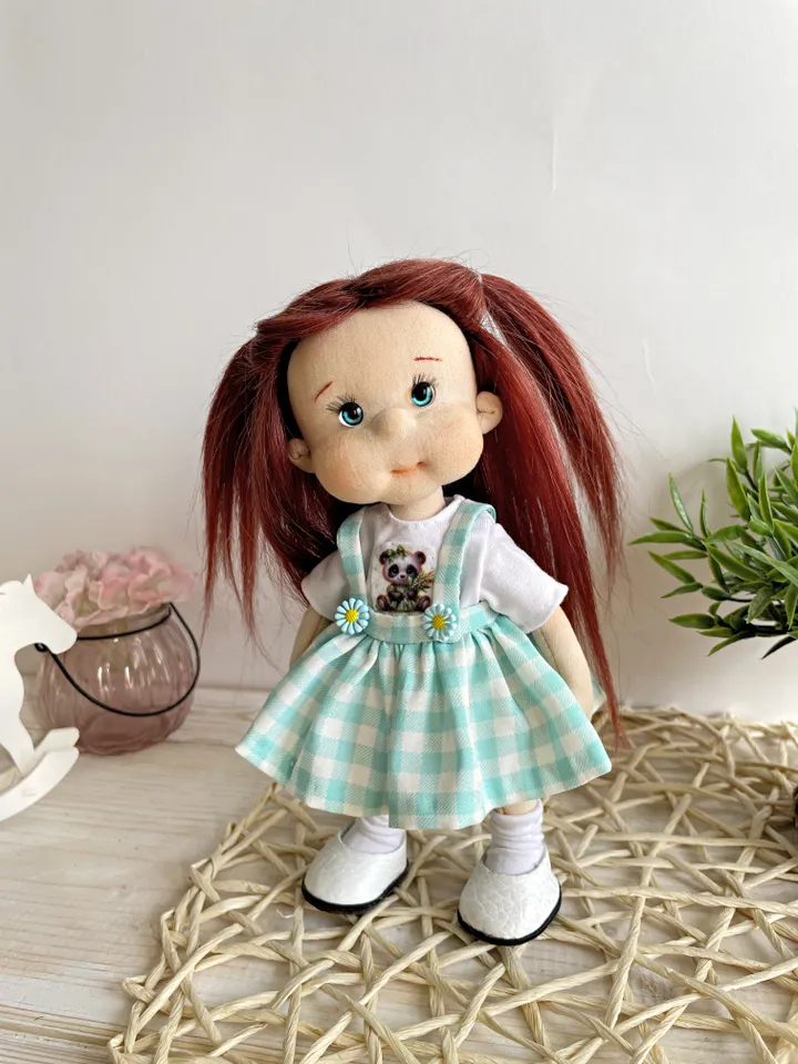 Art Doll Waldorf Doll Inspiration Handmade Textile Doll Birthday Gift for Girl