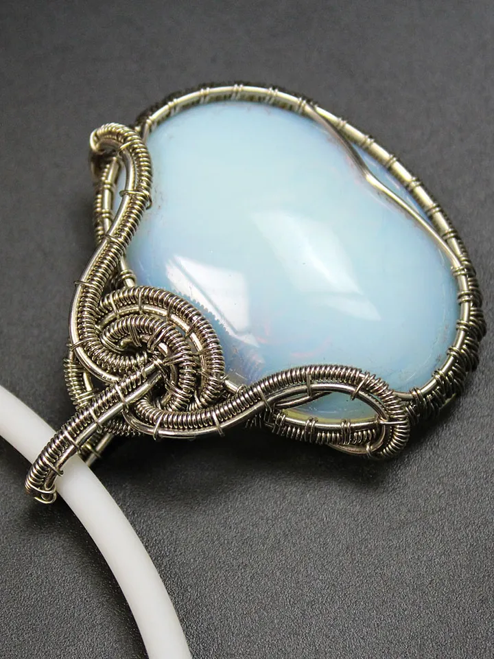 Wire Wrapped Stone Pendant
