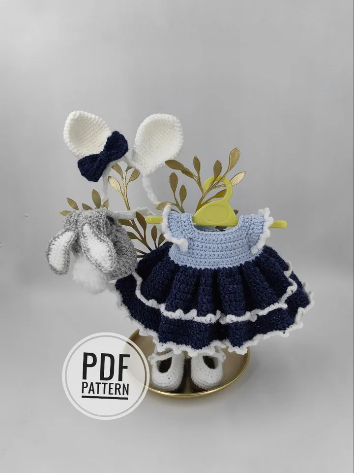 Pattern clothing set "Bunny"