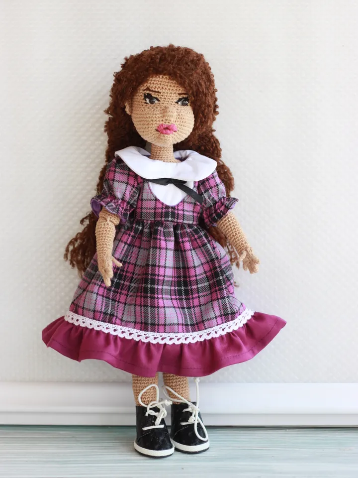 Handmade cotton doll in clothes, Waldorf doll, Eco friendly dolls, Organic doll