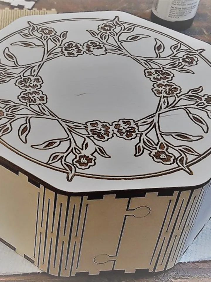 Digital Template Cnc Router Files Cnc Gift Box Files for Wood Laser Cut ...