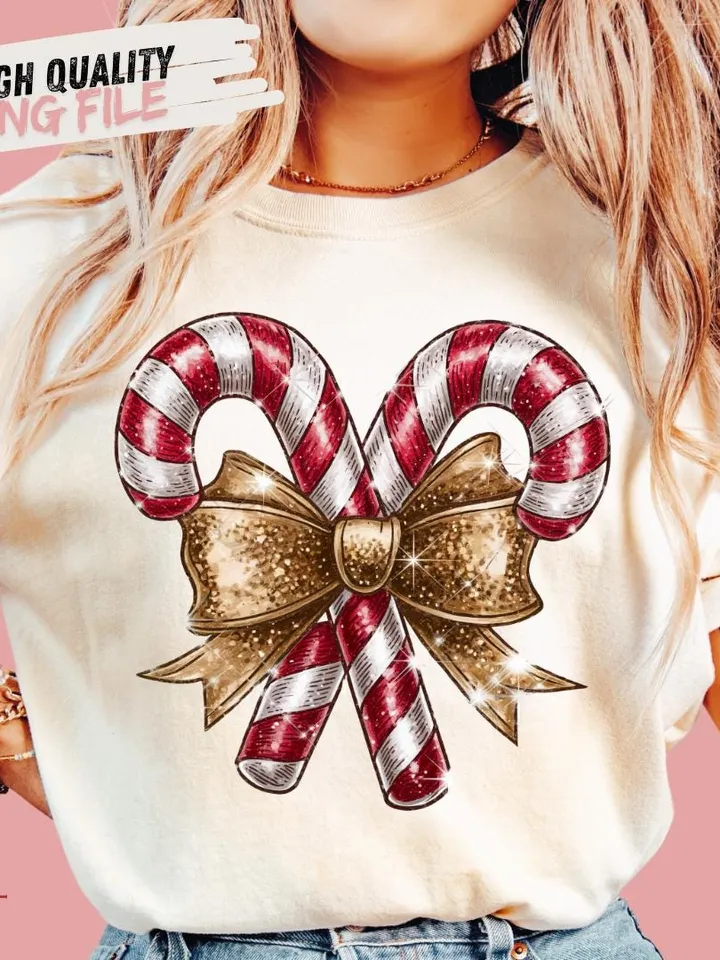 Candy Cane png Gold Christmas png Glitter Christmas png Coquette Holiday png Merry Christmas png Retro Christmas png Merry xmas png Disco