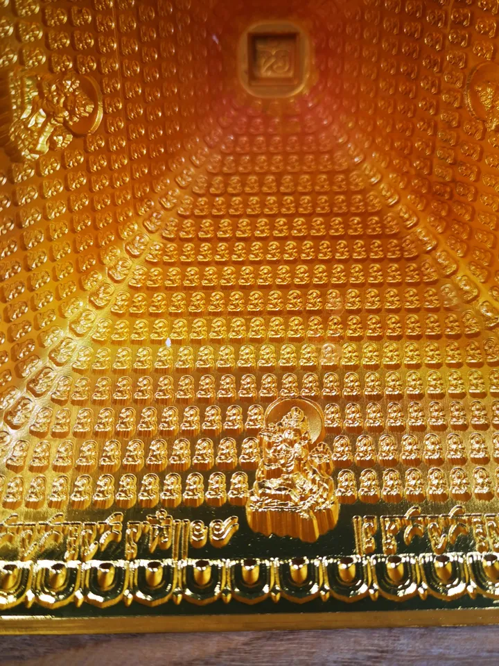 Gandhanra Handmade Large Tibetan TsaTsa Mold,Thousand Stupas,Pagoda,Making Clay Buddha Stupa Statue,Tsa Tsa,Tsha Tsha Mould