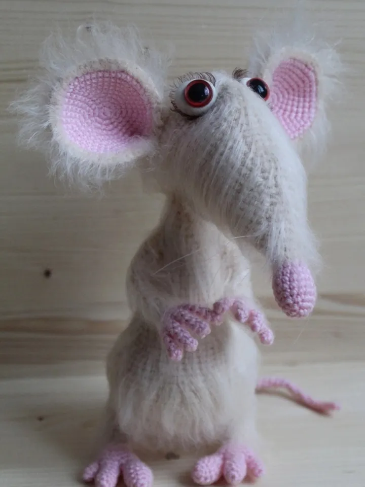 Crochet pattern 2 in 1: Cat and Rat - digital patterns PDF format