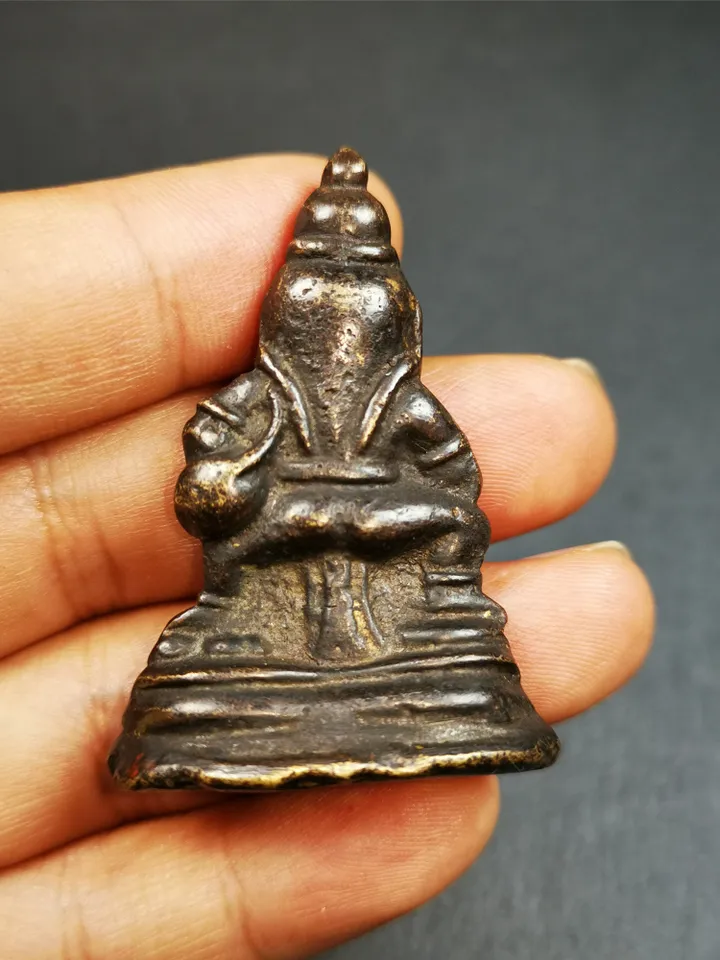 Gandhanra Acient Tibetan Statue Yellow Jambhala(Dzambhala) ,80 Years Old