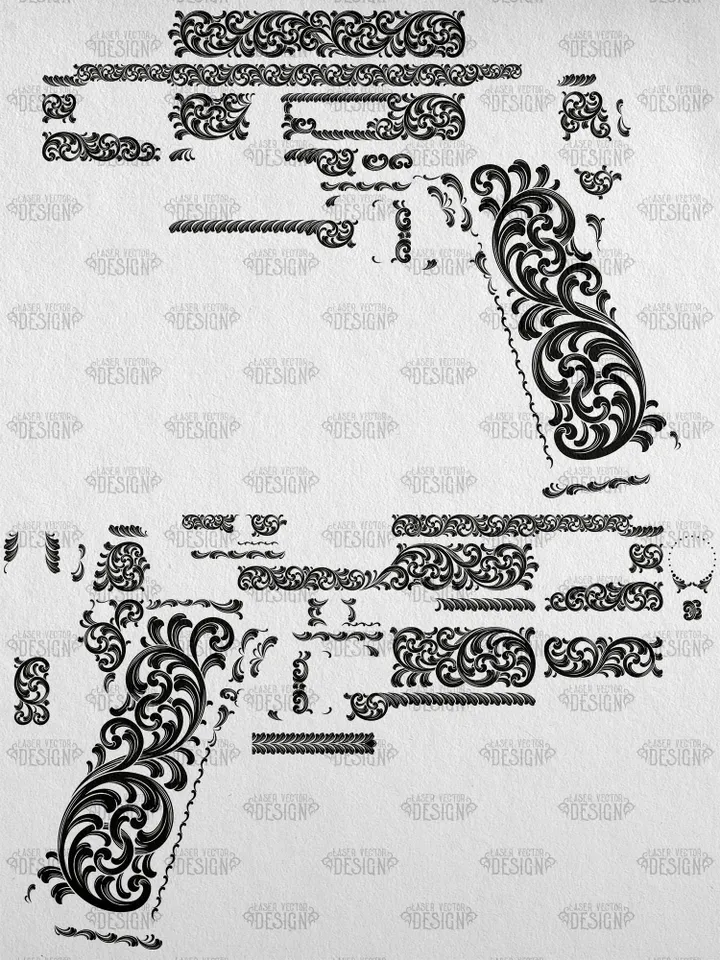 VECTOR DESIGN Smith & Wesson SW 1911 Scrollwork