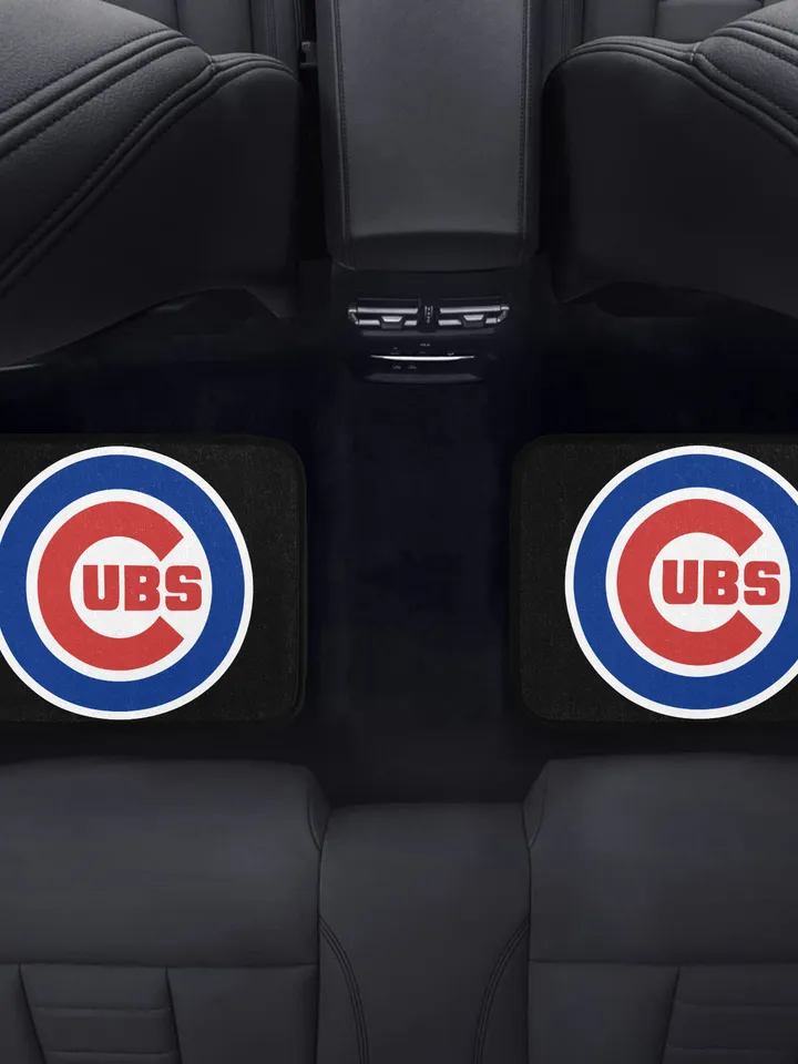 Chicago Cubs Back Car Floor Mats Set of 2
