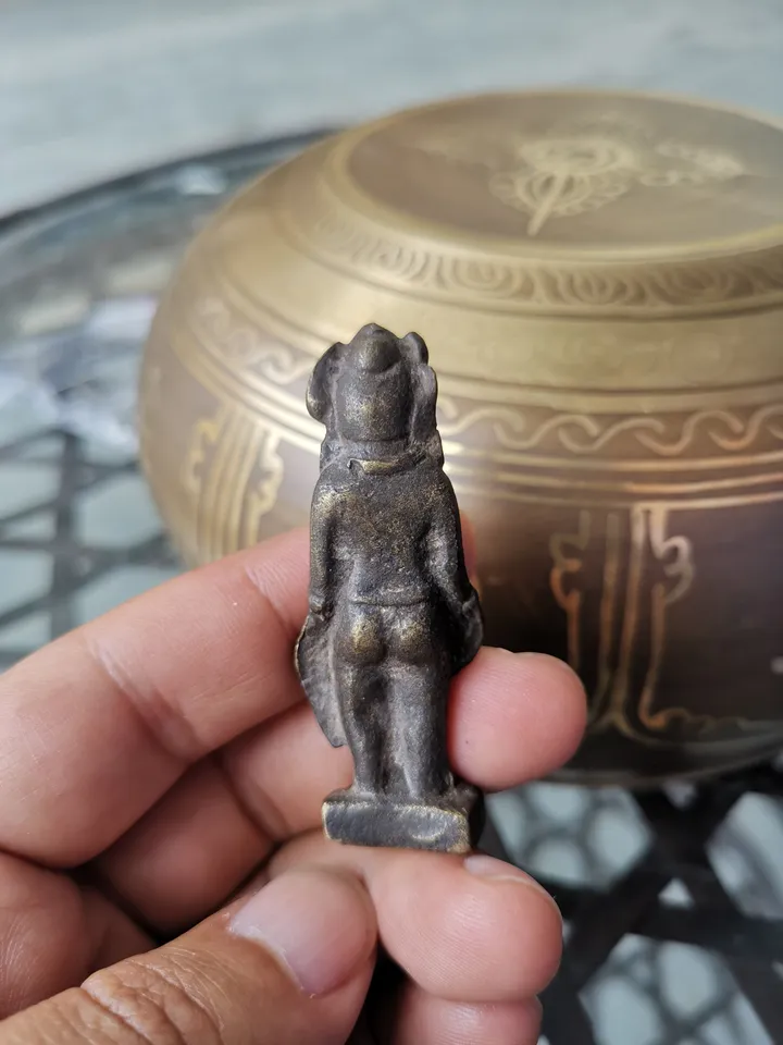 Gandhanra Antique Tibetan Buddha Statue,from Regong Tibet,70 years old