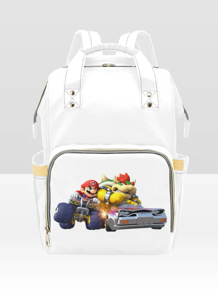 Mario Kart Diaper Bag Backpack