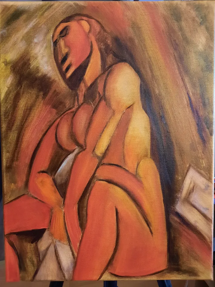 Picasso oil painting Picasso Woman Collection paintings Triptych artwork