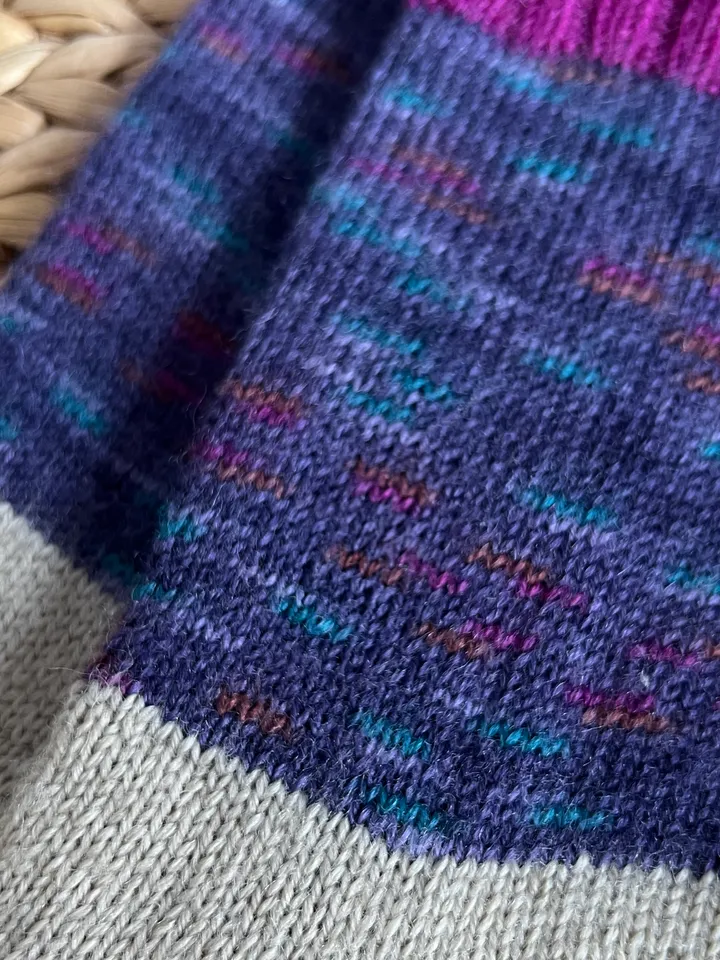 Handmade knitted womens socks/ Warm knitted accessory