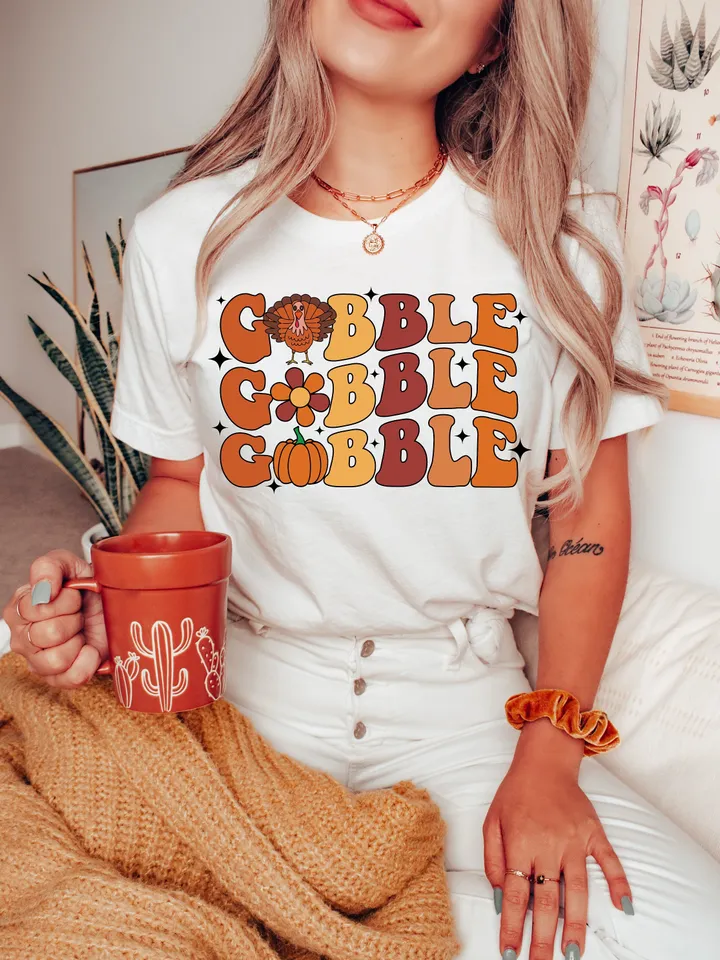 Gobble gobble svg png, Thanksgiving Gobble Png, Turkey png, Family Sweatshirt, Thanksgiving svg png,family, Turkey Day Png