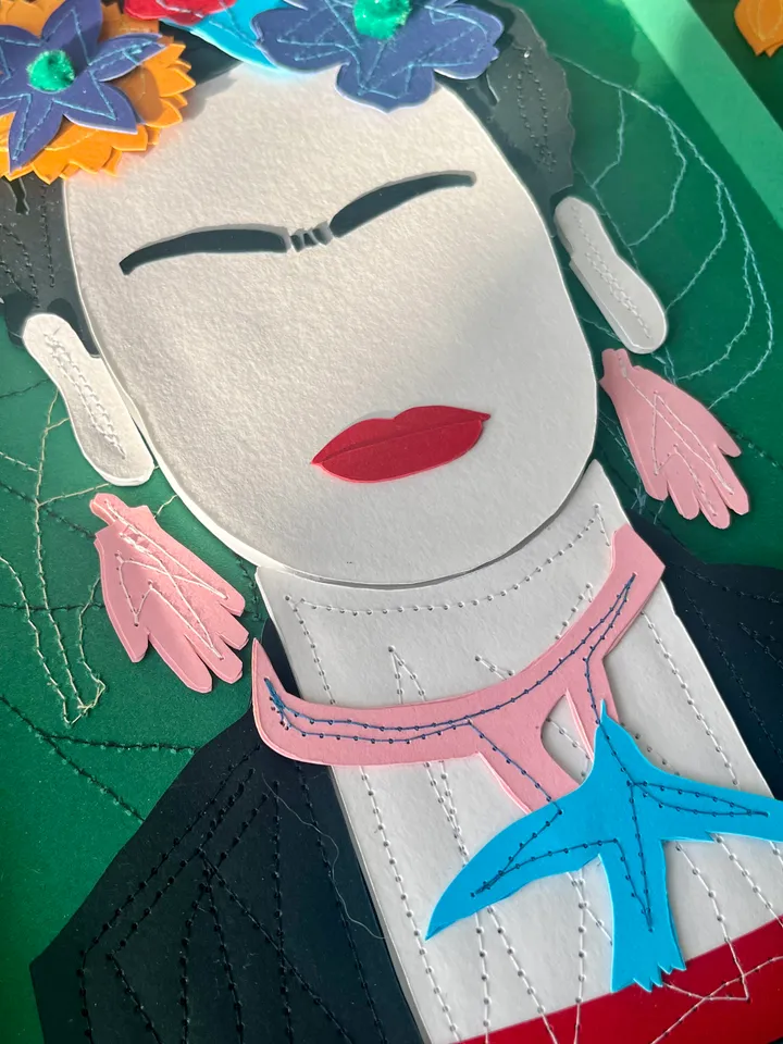 Set famous artists Frida Kahlo
