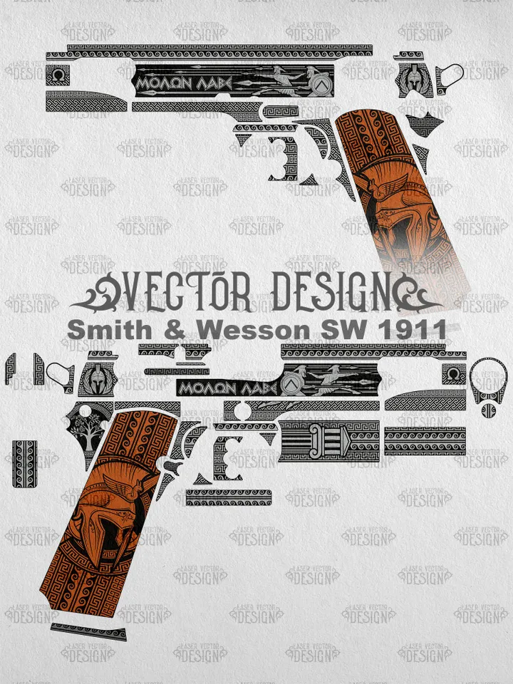 VECTOR DESIGN Smith & Wesson SW 1911 Molon labe