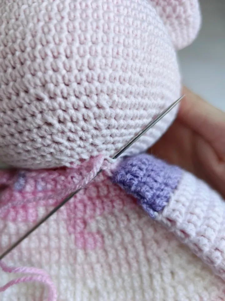 Pig Baby Lovey Crochet Pattern, Doll Gift For Newborn