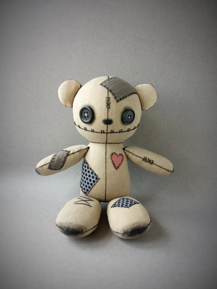 Handmade Spooky Cute Bear