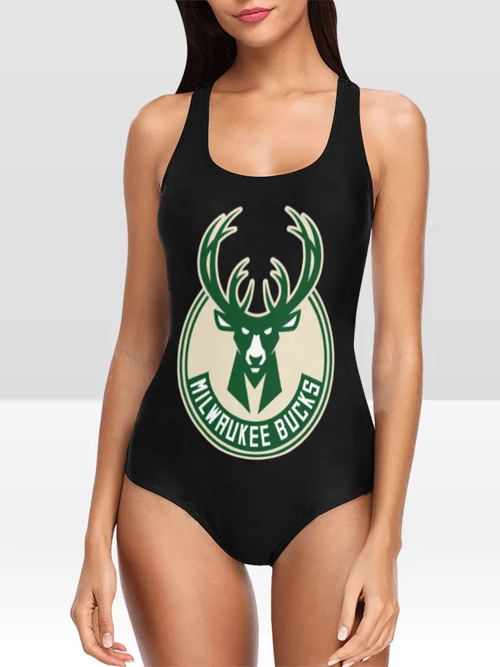 Milwaukee Bucks One Piece Swimsuit