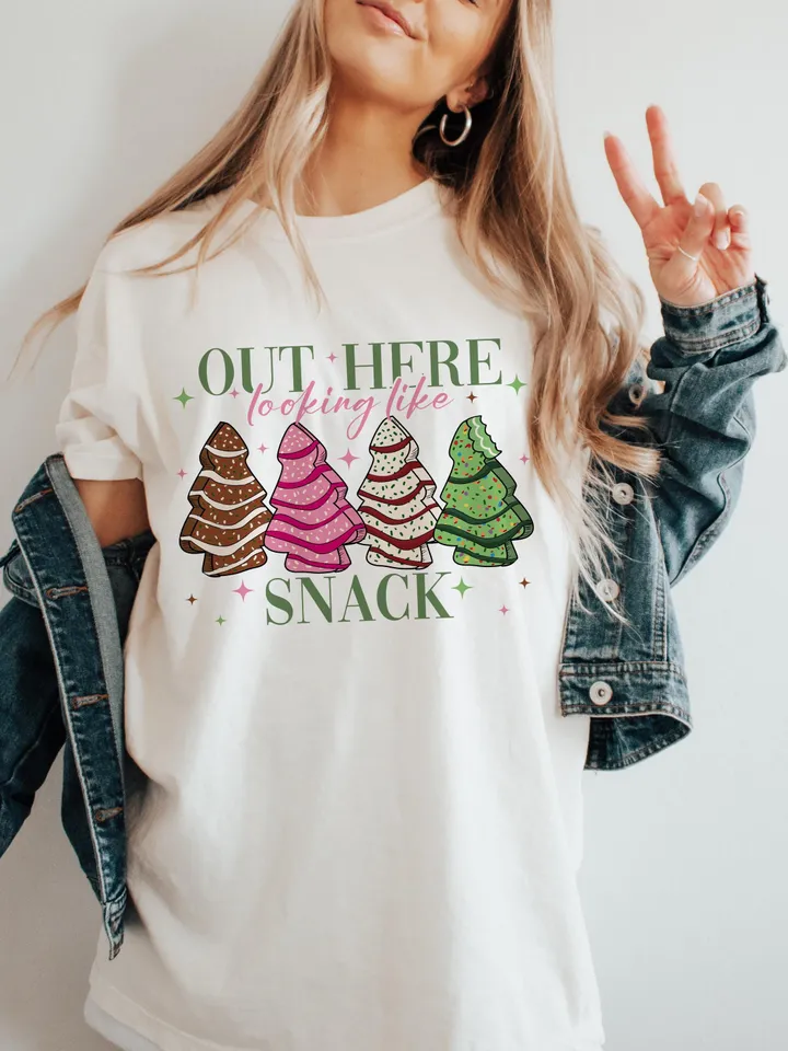 Christmas Coquette Bow Png, Out Here Lookin Like a Snack Png, Christmas Cake Png, Holiday vibes png, Retro Christmas, Xmas sublimation