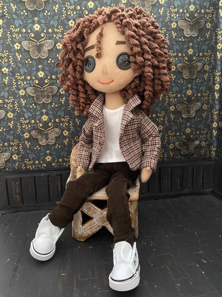 Wybie Lovat Doll. Rag doll Handmade  .