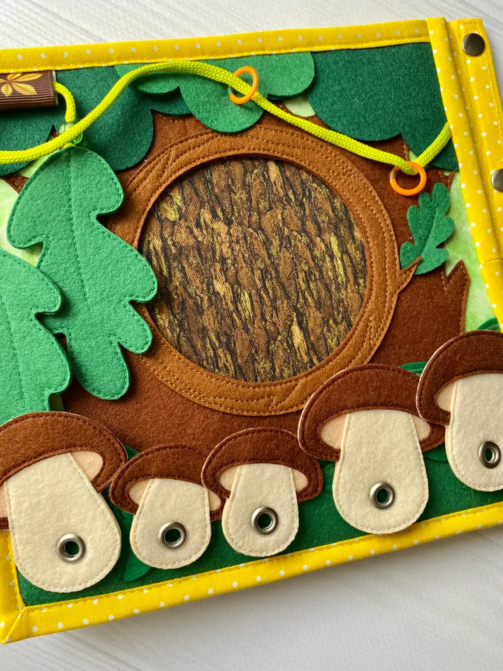 Quiet book forest animals