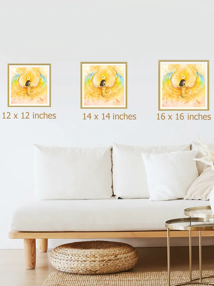 Isis Goddess Painting Egyptian Goddess Isis Art Original Watercolor Egyptian Gods Artwork. MADE TO ORDER