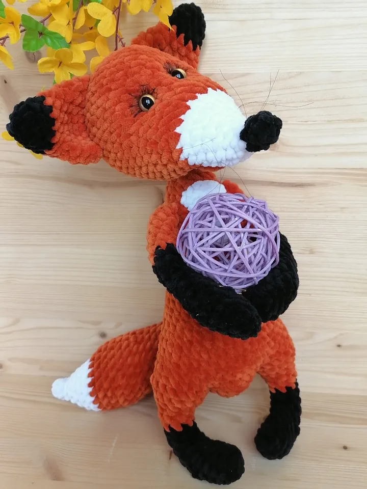 Crochet pattern Fox - digital pattern PDF