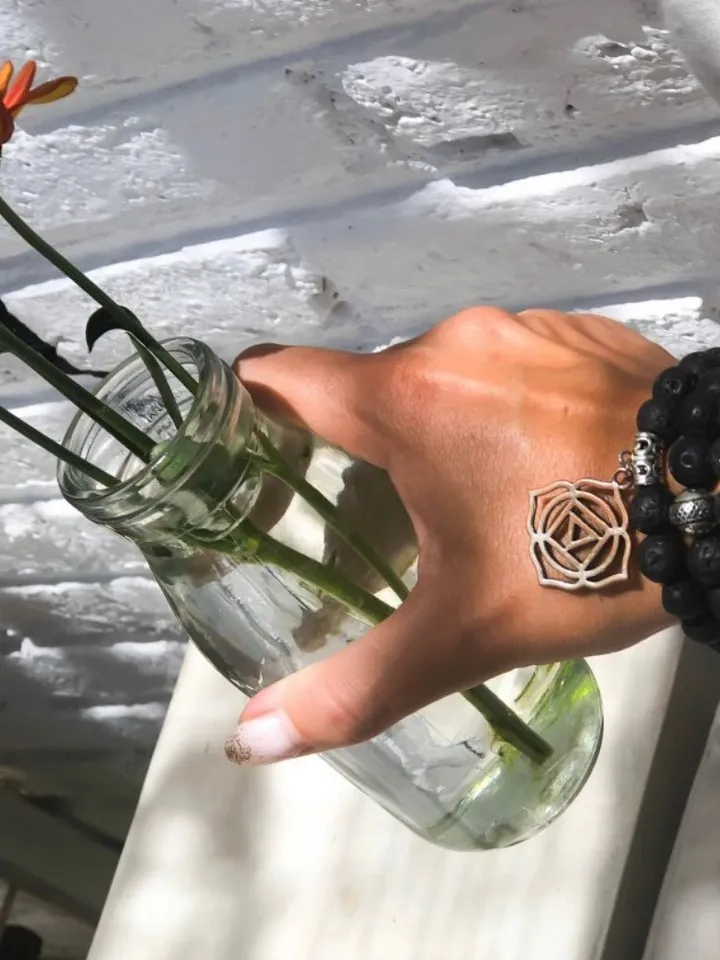 Genuine Lava Stone Woman Bracelet | Bali Jewerly | Black Gemstone Bracelet | Mala Bracelet | Aroma Bracelet | Brutal Bracelet Bead Black