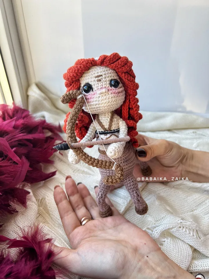 PDF Crochet Sagittarius Pattern, Amigurumi Zodiac Signs pattern Crochet Centaur Pattern Animal pattern Amigurumi doll Pattern Crochet animal