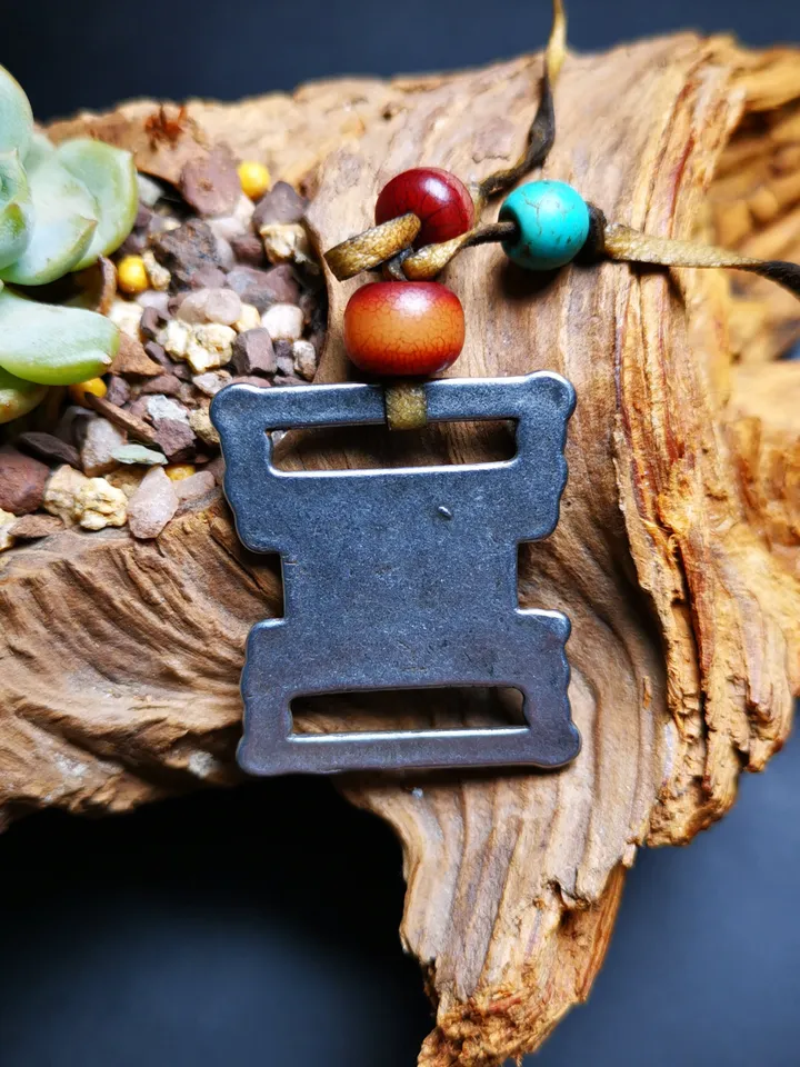 Gandhanra Handmade Scripture Book Buckle,DIY Buckle for Book,Belt,Made of Cold Iron