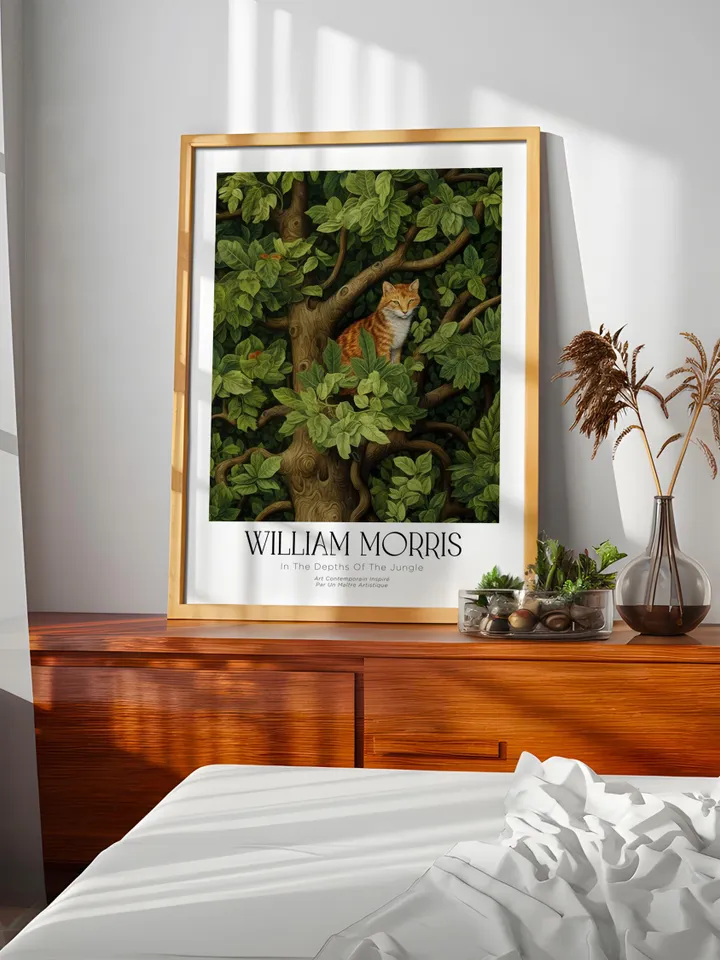 William Morris Wall Art, Vintage Botanical Print, Floral Poster Arts Decor, Digital Download, William Morris Print Digital Download AA2