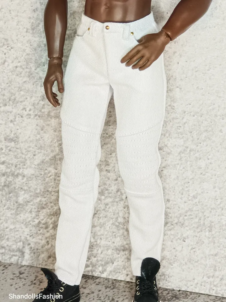 White jeans for JHD Mizi Adonis