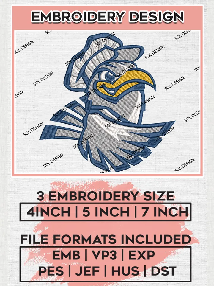Chattanooga Mocs College Team Funny Mascot Logo Embroidery Design Files, NCAA Chattanooga Mocs Machine Embroidery, NCAA Teams, 3 sizes, NCAA Machine embroidery designs, Digital Download
