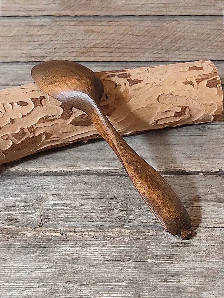 Free PDF Template for carving Wooden Spoon