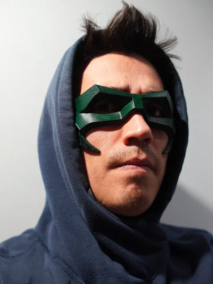 ROBIN 7 Green Mask from Batman Robin 7 Batman mask