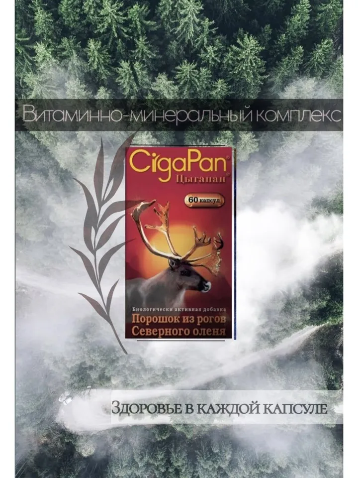 CigaPan general body strengthening food supplement 60 capsule mineral complex
