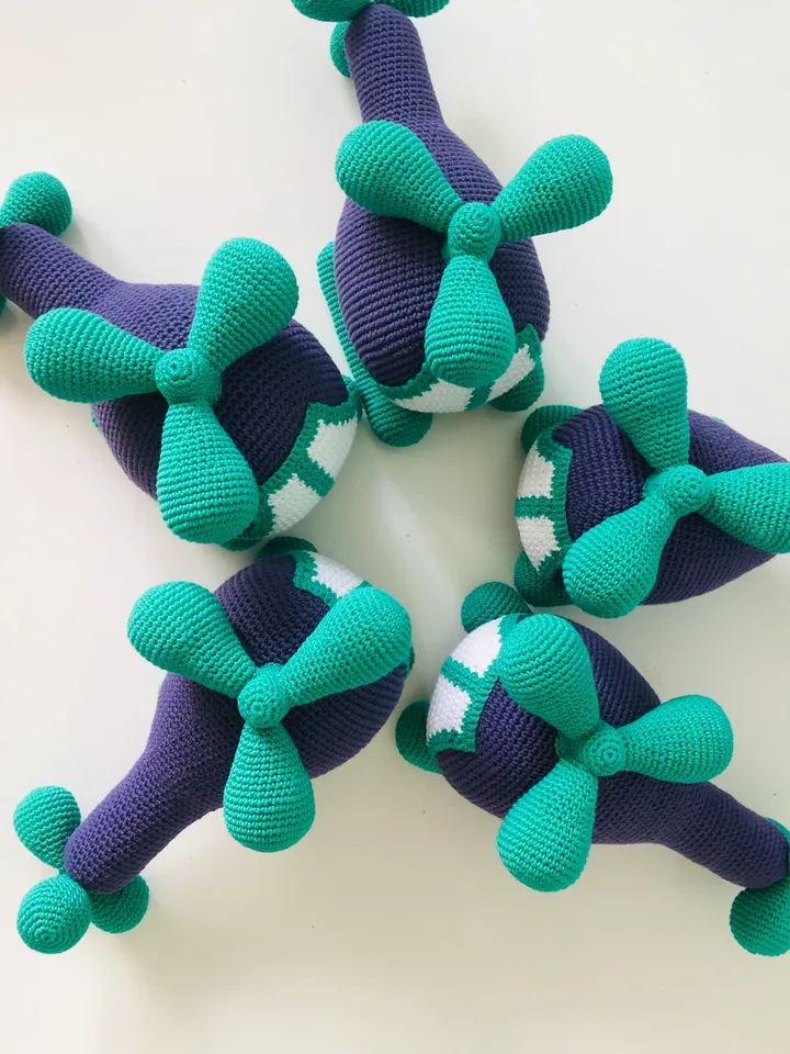 Purple Helicopter - great gift for baby