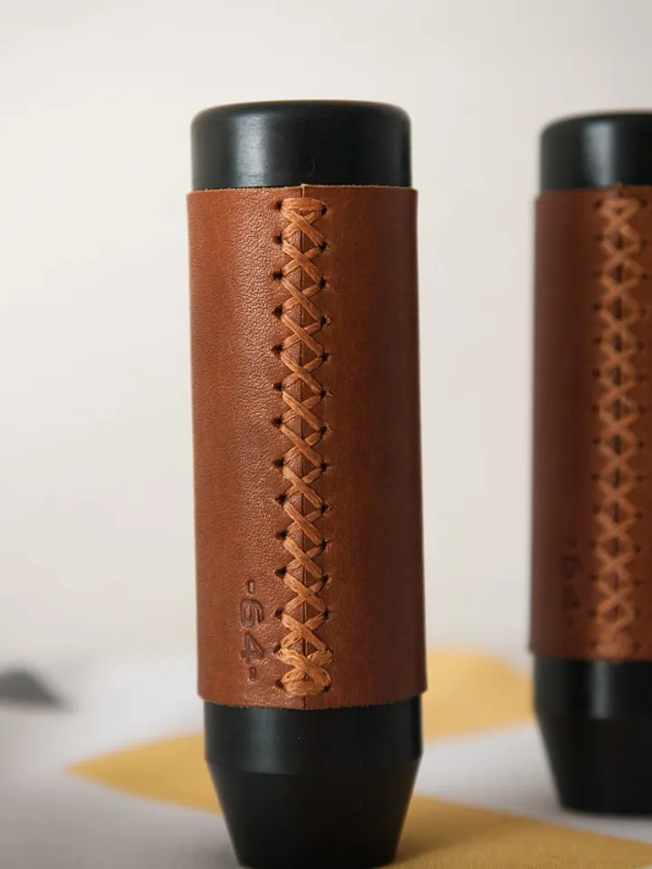 Custom made leather shift knob for manual honda acura toyota cars