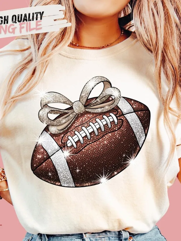 Football png Glitter football Disco football Game day Football mama Sports png Football girly Fall png Football Preppy png Football season