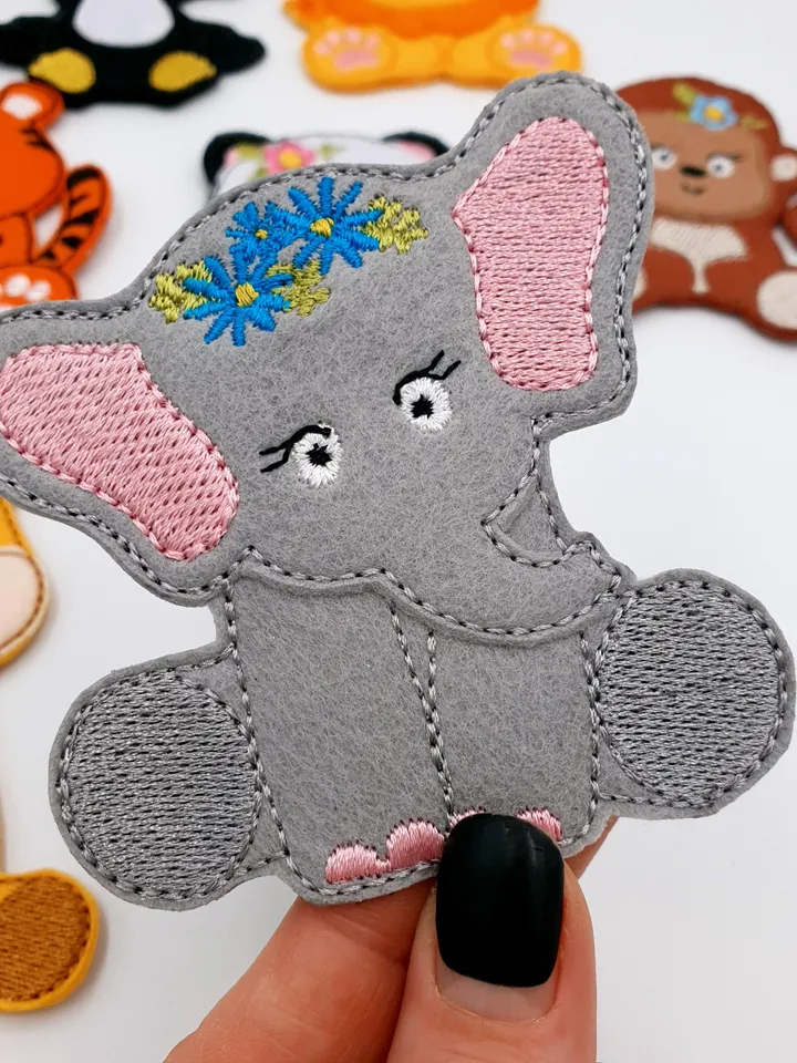Machine Embroidery ITH Jungle Animals Finger Puppets Pattern + Bonus Developmental Play Guide & Audio Files