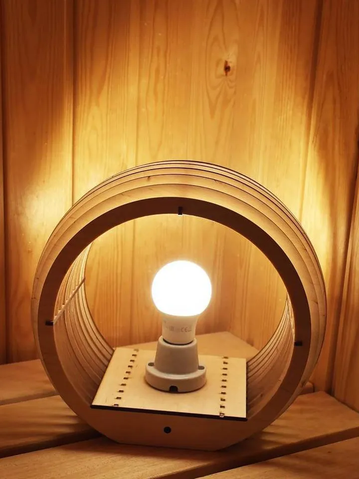 Digital Template Cnc Router Files Cnc Lamp Files for Wood Laser Cut Pattern