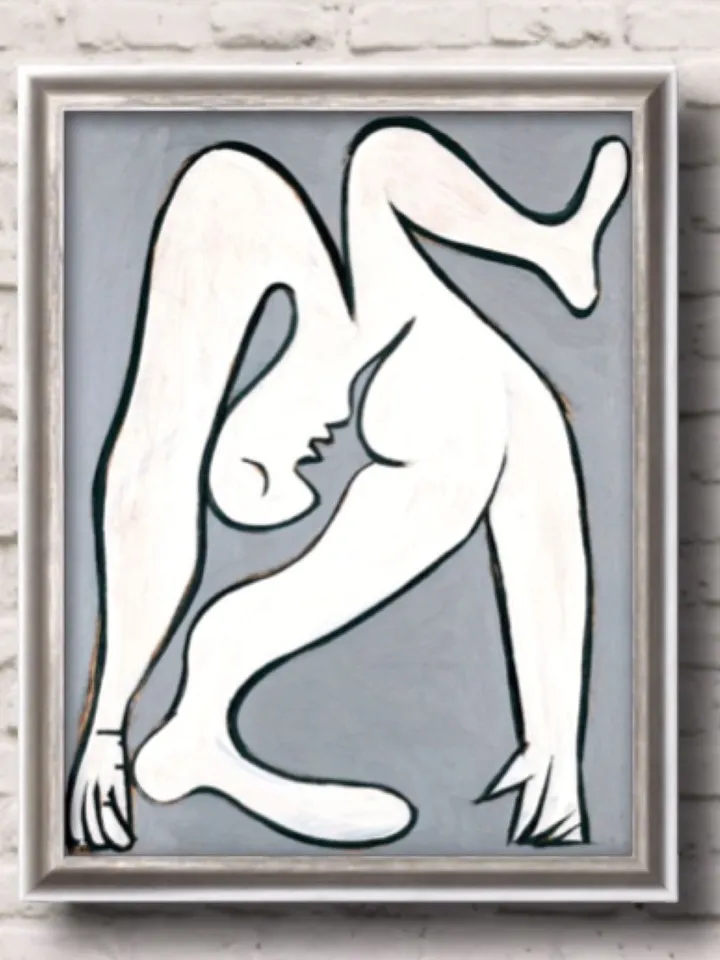Picasso painting Picasso artwork Cubism Abstract Acrobat Picasso