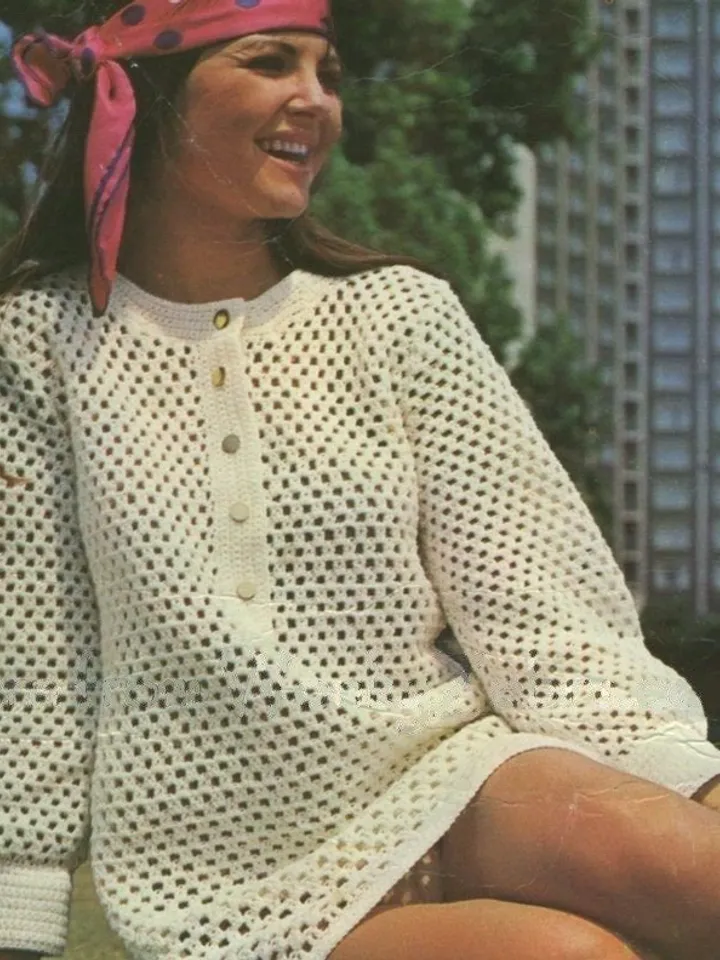 Sweater crochet pattern, easy sweater crochet, women crochet pattern pdf