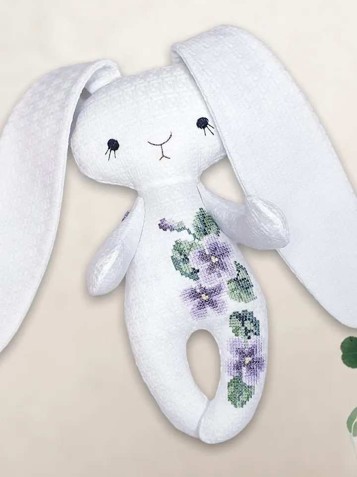 Bunny Soft Toy Machine Embroidery Designs in the hoop project digital embroidery pattern Machine embroidery pattern for babies cross-stitch