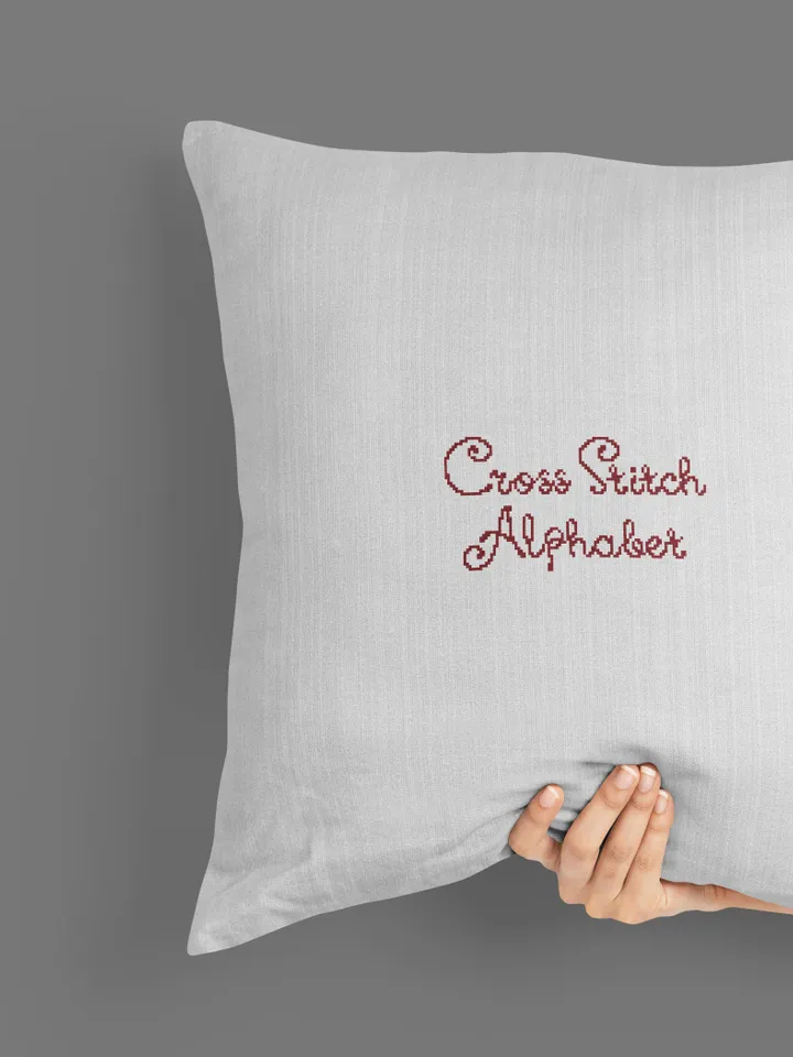 Alphabet cross stitch pattern PDF Calligraphy stitch, Handwriting font cross stitch, Letters cross stitch chart, Digital download PDF #A3